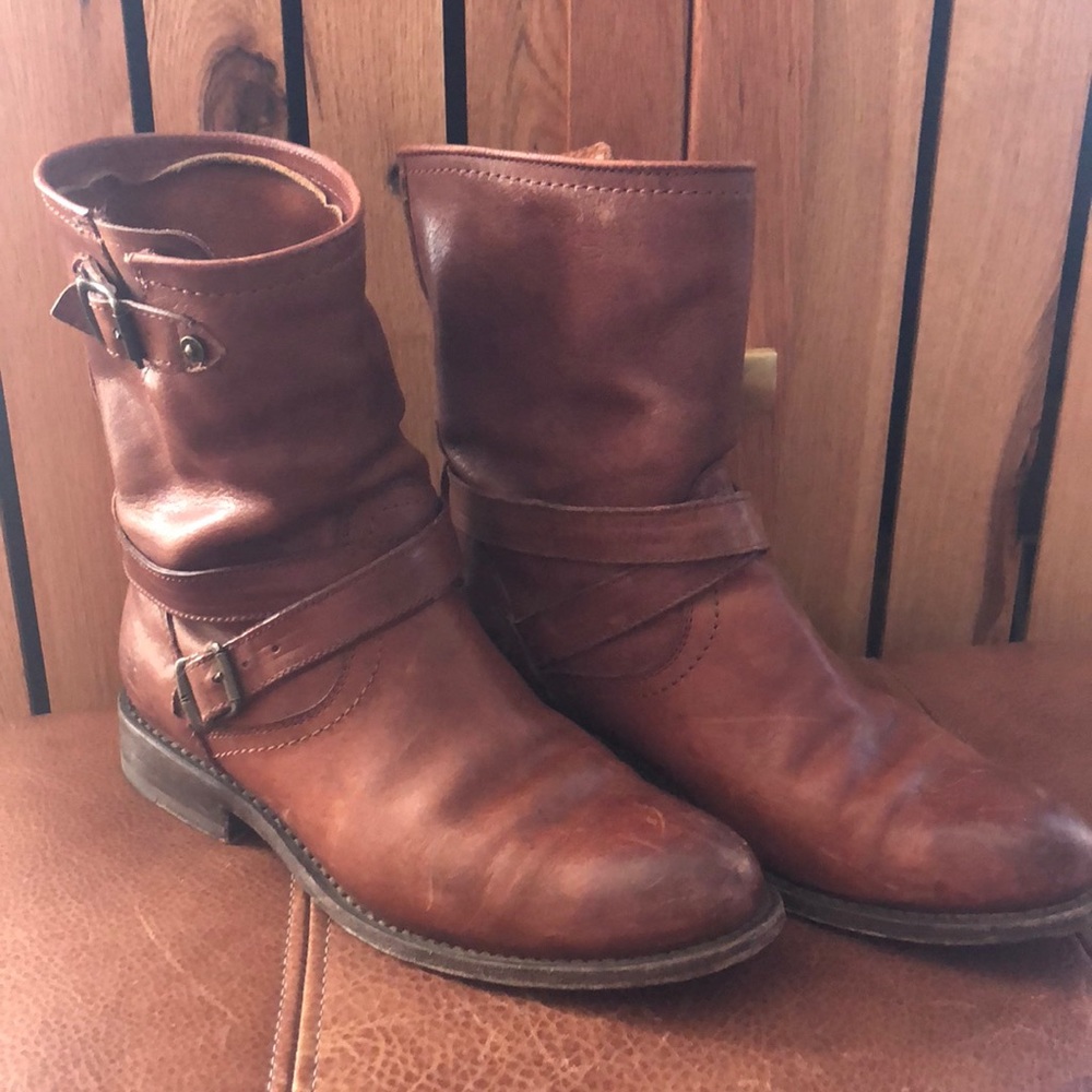 Frye Brown Leather Boots